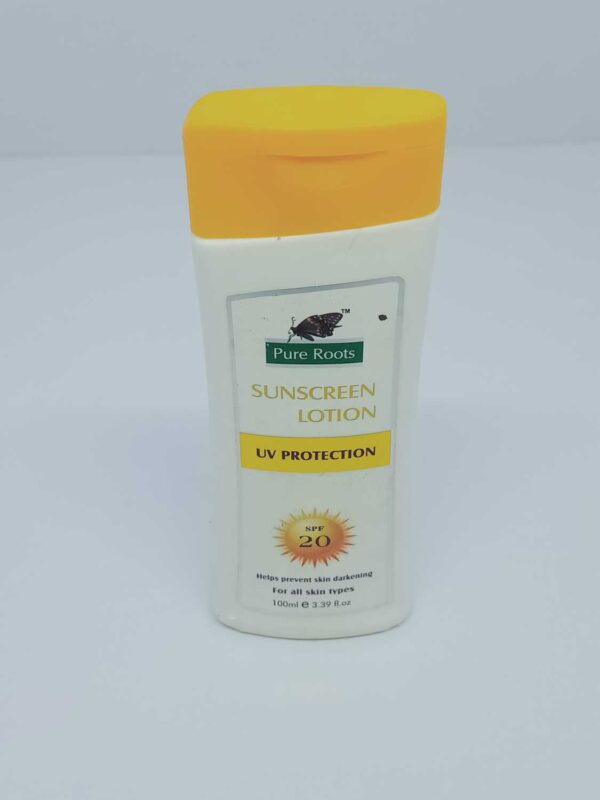 Pure Roots Sunscreen Lotion UV Protection For All Skin Types, 100 ml