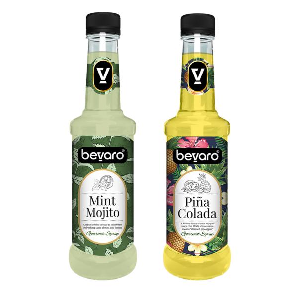 bevaro mint mojito syrup and pina colada syrup combo 300ml each pack of 2 refreshing gourmet syrup for cocktails mocktails mixers other beverages product images orvncm1hjuo p594392237 0 202210102250