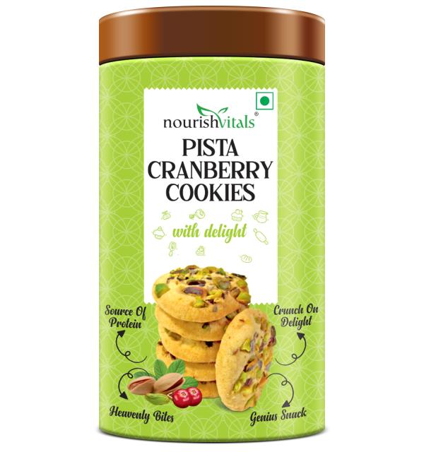 nourishvitals pista cranberry cookies heavenly bites source of protein crunchy delights genius snack 120g product images orv0svjpcbk p594173570 0 202209301249